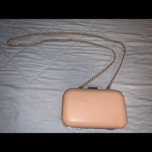 Nude Chain Clutch